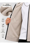 Unisex Children's Stone Color 3-Strand Non-Embroidered 100% Cotton Seasonal Cardigan - 5