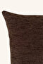 3-Piece Filled Brown Blue Throw Pillow Set - 4