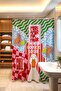 Bathroom Curtain, Shower Curtain with Crab and Goose Patterns, Bathtub Curtain 175X200Cm - 3