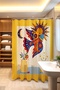 Bathroom Curtain, Ethnic Embroidered Bird Pattern Shower Curtain, Bathtub Curtain 175X200Cm - 3