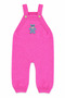 100% Cotton Baby Set 4-Piece Set Cardigan Jumpsuit Booties Hat Antiallergic 6-12 Months Dark Pink - 7