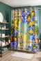 Bathroom Curtain, Blue Lemons and Lemonade Patterned Shower Curtain, Bathtub Curtain 175X200Cm - 4