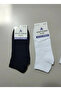 Men's Seamless Mixed Solid Color Combed Cotton Booties Socks 12-Pack - 2