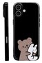iPhone 17 Teddy Bear Protect Slim Glossy Full Cover Print Phone Case with Camera Protection