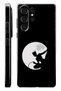 Samsung S25 Ultra Cat Women Protect Slim Glossy Full Cover Print Camera Protected Phone Case