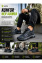 2416 Men's Black Short Trekking Outdoor Four Season Shoes - 2