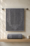 100% Cotton Jacquard Foot Towel Set of 2 50X70 cm - 5