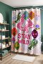 Bathroom Curtain, Wild Pink Tigers Patterned Shower Curtain, Bathtub Curtain 175X200Cm - 4
