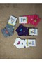 5-6 Years Old Girls' Patterned Booties Socks 12 Pack