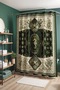 Bathroom Curtain, Green Sea Creatures Patterned Shower Curtain, Bathtub Curtain 175X200Cm - 4