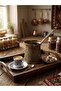 490 ml Traditional Embossed Cast Steel Induction Compatible Turkish Coffee Pot for 6-8 People - 3