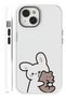 iPhone 14 Plus Rabbit Double Layer Full Covering Printing Glossy Protect Phone Case
