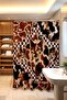 Bathroom Curtain,African Spotted Cats Pattern Shower Curtain,Bathtub Curtain 175X200Cm - 3