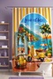 Bathroom Curtain, La Via Est Belle Patterned Shower Curtain, Bathtub Curtain 175X200Cm - 2