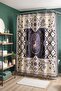Bathroom Curtain, Purple Deer and Flower Patterned Shower Curtain, Bathtub Curtain 175X200Cm - 4