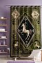 Bathroom Curtain, Green Horse Themed Patterned Shower Curtain, Bathtub Curtain 175X200Cm - 2