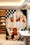 Bathroom Curtain, Mocha Loving Dog Patterned Shower Curtain, Bathtub Curtain 175X200Cm - 3