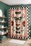 Bathroom Curtain, Green Floral Patterned Shower Curtain, Bathtub Curtain 175X200Cm - 4