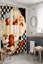 Bathroom Curtain, Mocha Loving Dog Patterned Shower Curtain, Bathtub Curtain 175X200Cm - 5