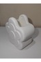 Flower Daisy Design Desktop Organizer Pen Holder 12cm A+ Quality Plastic - White - 5