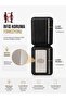 Gray Magnetic Adhesive 5-Chamber Magnetic Card Holder with Axis Stand (Rfid) - 2
