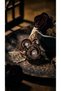 Bronze Women Ring Authentic Copper Jewelry Zircon Spinner Adjustable Vintage - 5