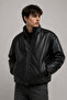 New Now Oversize Men's Viral Leather Jacket Timeless Design Street Style - 2