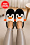 Plush Penguin Women's House Slippers Home Boots Winter Soft Sole Home Slippers Stc1329