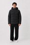 Men's Black, Nova Fabric, Removable Hood, Water and Wind Resistant Inflatable Winter Coat
