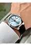 Black-Blue Color 5 Atm with Calendar Soft Touch Silicone Cord Men's Wristwatch with Calendar 8250Lc - 3