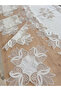 Living Room Set Dowry Box Cream Gold Runner Set 5 Piece Linen Runner Table Console Coffee Table Cover Kayla - 2