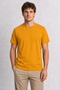 Men's Mexican Spirit Patterned T-Shirt with Back Print - Yellow - 2