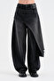 Women's Double-Piece Look Balloon Fit Design Jeans - 2