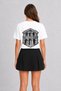 Barcelona Architectural Engraving Pattern - Back Print - White - 4