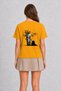 Women's Japanese Zen Bamboo Design - Back Print - Yellow - 2