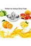 Citrus Lemon Orange Grapefuit Juicer Manual Squeezer 304 Stainless Steel Robust Hand Juicer Reamer Rotation Press with Strainer＆12 OZ Bowl, 2 Pour Spouts, Dishwasher Safe, Easy to Clean, Heavy Duty - 3
