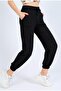 Women's Black Sweatpants - 3