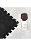 12 Pcs Interlocking Carpet Shaggy Soft EVA Foam Mats 11.8 x 11.8 Inch Fluffy Area Rugs Protect - 2