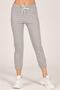 Women's Gray Sweatpants with Elastic Waist and Legs - 2