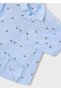 Blue Boy's Patterned Shirt 4146 - 4
