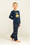 Father&Son Long Sleeve Navy Blue Printed Pajama Set (Father and Child Sold Separately) (Socks as a Gift) - 5
