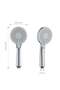 High Pressure Shower Head with 3 Spray Modes, Water Saving Shower Head with ON/OFF Pause Switch, Anti-clog Nozzles Handheld Showerhead - 6