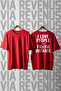 I Love People from Distance Back Printed Loose Fit 100% Cotton Unisex Tshirt