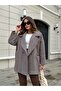 Women's Herringbone Oversize Short Coat