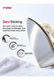 Heavy Duty Dry Iron, 1200W Electric Dry Iron Box, 1.5kg Heavy Weight, Golden Ceramic Coated Soleplate, Adjustable Temperature Control, Automatic Cut-Off, Power Indicator, Stable Heel Rest, Cloth - 2
