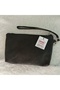 Genuine Lambskin Patterned Design Clutch Handbag with Removable Strap 20X13 cm - 6