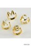 Zngzrmll Lettered Luxury (34123) Metal Ring - 2