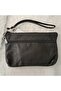 Genuine Lambskin Patterned Design Clutch Handbag with Removable Strap 20X13 cm - 8