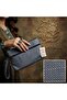 Genuine Lambskin Patterned Design Clutch Handbag with Removable Strap 20X13 cm