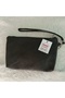 Genuine Lambskin Patterned Design Clutch Handbag with Removable Strap 20X13 cm - 5